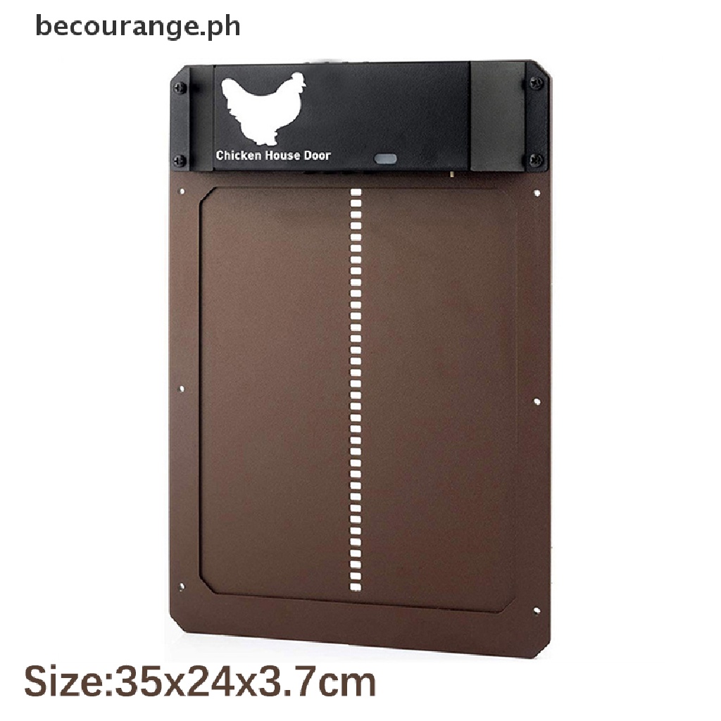 [becourange] Automatic Chicken Coop Door Light Sense Door Opener Poultry Garden Chicken Duck Door Opener Chicken House Pet Door [PH] #7