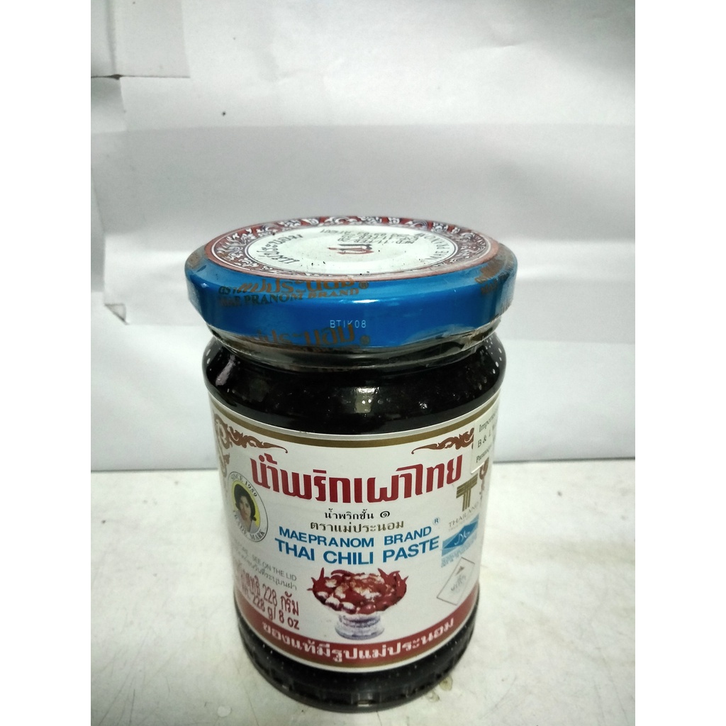 Maepranom Brand Thai chili paste Product of thailand 8 oz Shopee