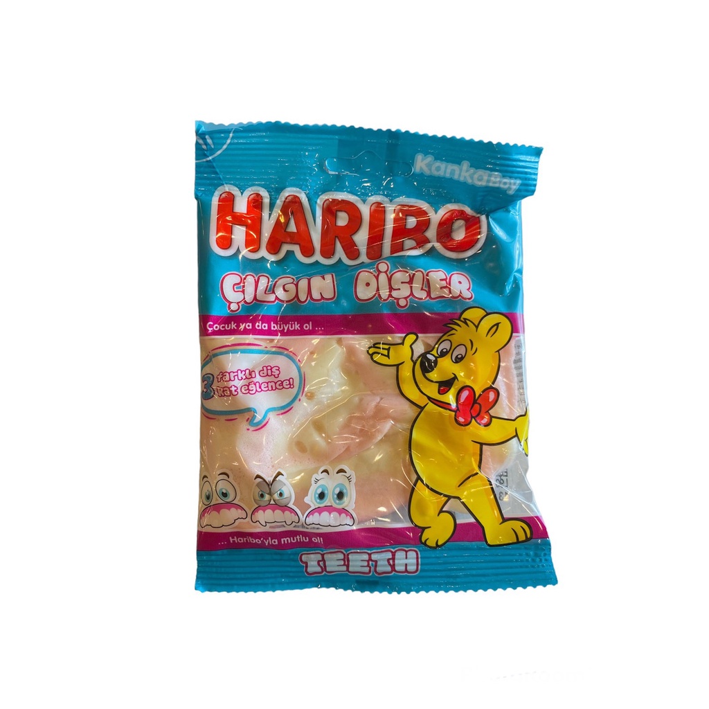 Deformed Haribo Teeth Gummy Candy 80g Shopee Philippines
