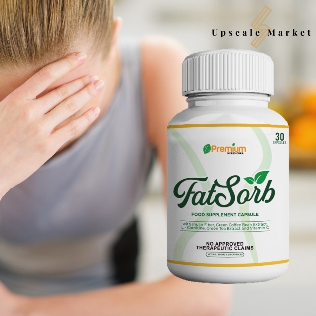 Upscale Fatsorb Slimming Capsules Premium Herbs Helps to Detoxifies