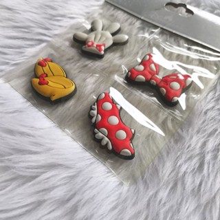 SEALED DISNEY Mickey Mouse Minnie Red White Yellow Polka-dot Magnet Set Merchandise Hong Kong #2