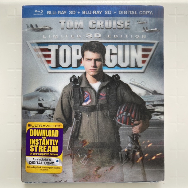 Top Gun 3D Blu-ray Movie (Limited 3D Edition, Sealed And New) | Shopee ...