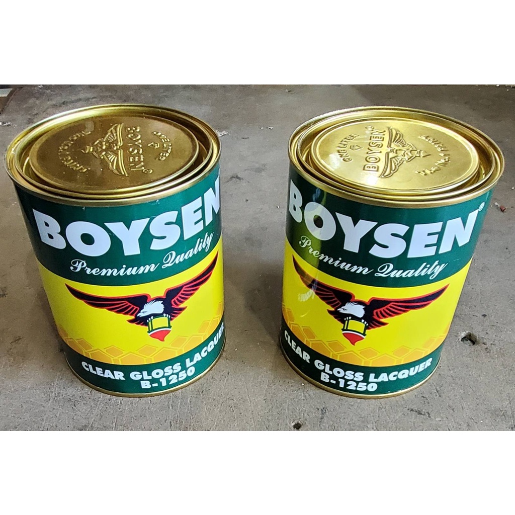 BOYSEN PAINTS B-1250 CLEAR GLOSS LACQUER - 1 LITER | Shopee Philippines