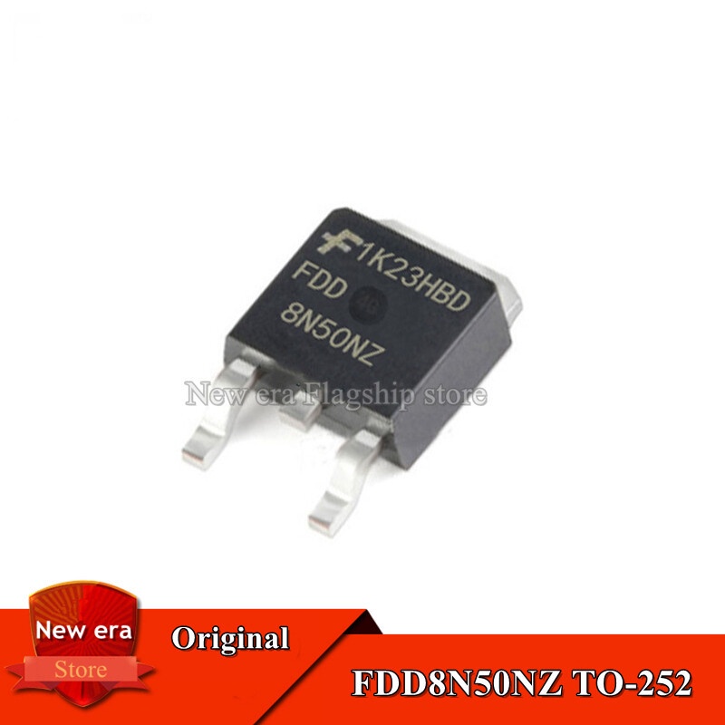 Original FDD8N50NZ TO-252 8N50NZ 8N50 TO252 8A/500V MOSFET N-channel ...