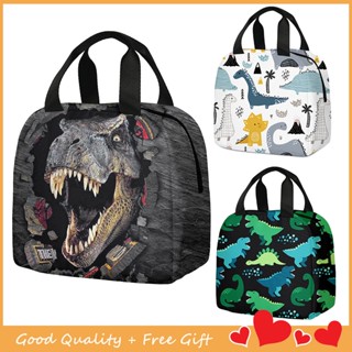 Dinosaur Anime 3D Printed Boys Girls Lunch Bag School Lunch Box Ice Bag Tyrannosaurus Rex Cool Gift for Children #1
