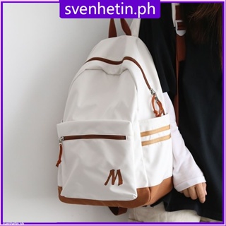 [COD] Korean Backpack New Contrast Leisure Backpack Capacity Backpack Female College Students Junior High School Backpack Female Backpack Woman Bags for School Backpack for Women