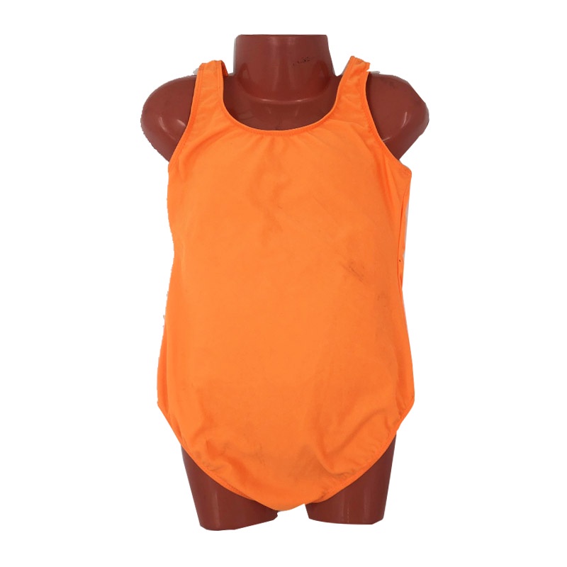 SPEERISE Kids Girls Swimwear Swimming Attire Plain Color Swimsuit