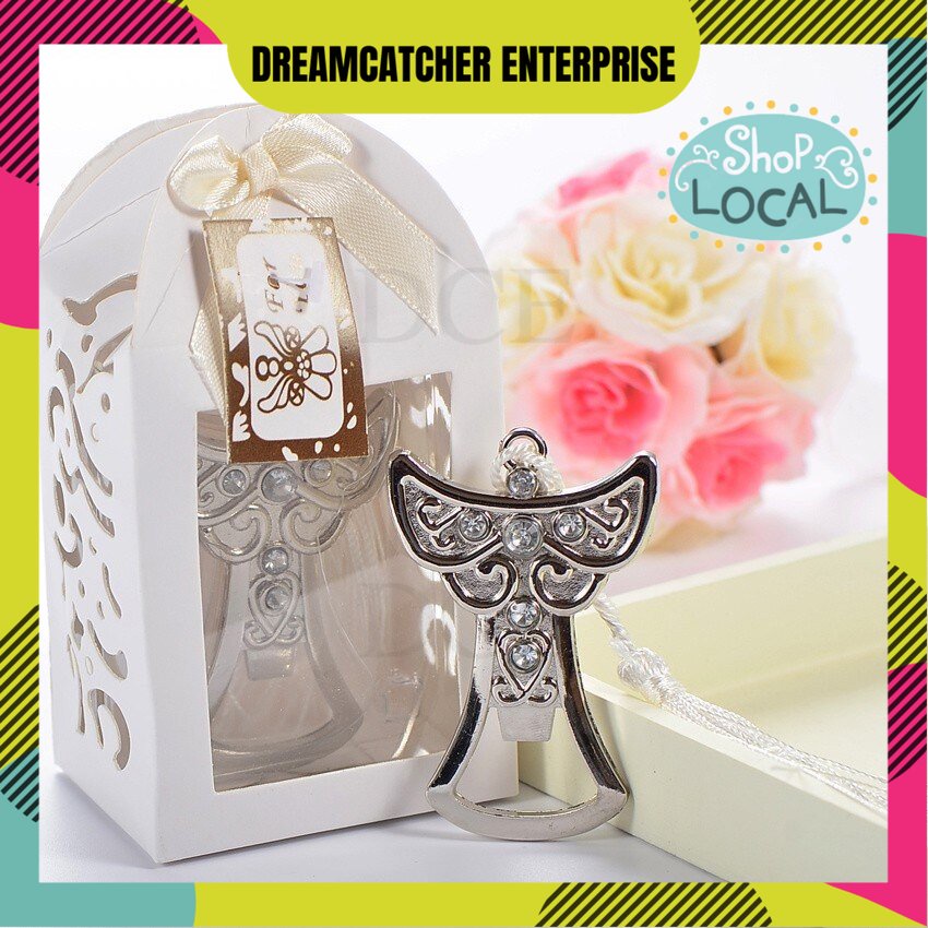 Angel Bottle Opener Christening Souvenir Baptismal Souvenir Baby Shower