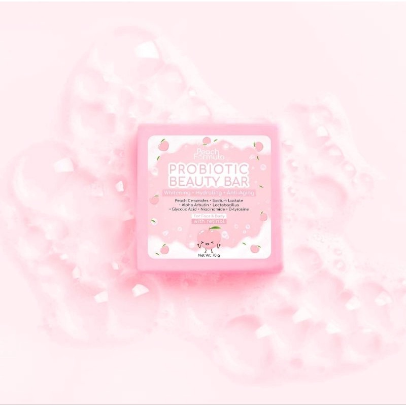 Peach Formula Probiotic Beauty Bar Soap 70g Shopee Philippines