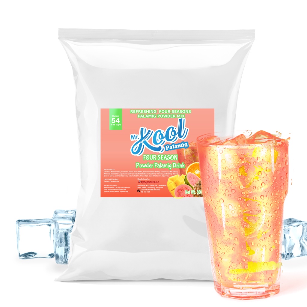 Powdered Juice Drink Mr. Kool Four Seasons Palamig 500g Flavored