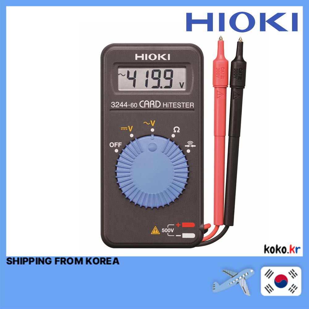 HIOKI Card Hitester 324460 Digital Multimeter Electrical Tester with