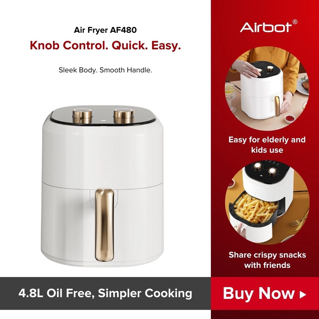 Airbot Af480 Air Fryer Hot Air Fryer No Oil Fryer Electric Fryer Fryer