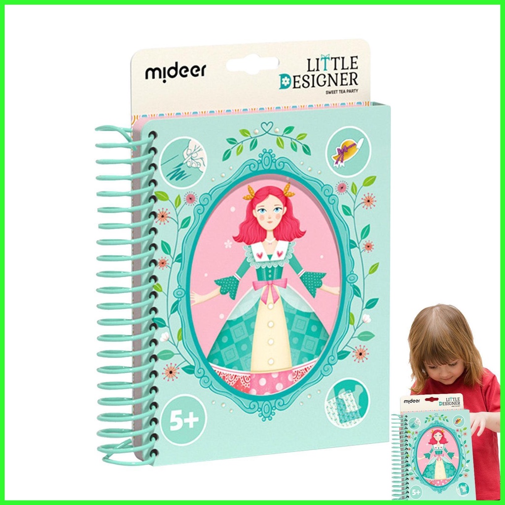 DIY Make Your Own Stickers for Kids Baby Girls 3D Cartoon Dressup Sticker for Laptop Book Educational Cognition fitshoph