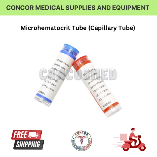Microhematocrit Capillary Tube (Red/Blue) Kingmed/Vitrex/Trulab
