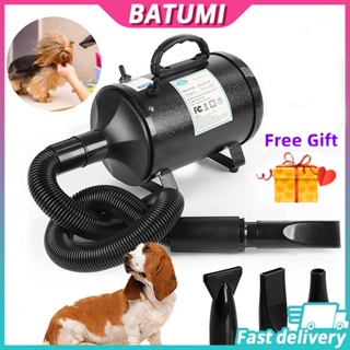 Pet Hair Dryer Fast Drying Dog Cat Grooming Dryer Blower High-power Heater with Nozzles Pet Dryer