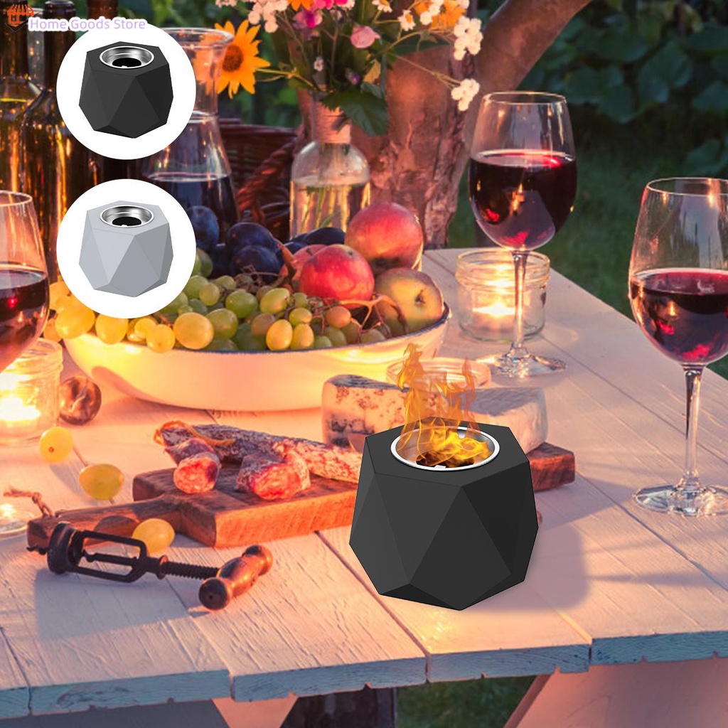 Table Top Fire Pit Mini Bioethanol Fireplace Portable Tabletop Fire Pit