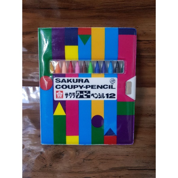 Authentic Japan Sakura Coupy Pencil 12 Colors Preloved Shopee Philippines