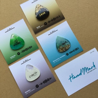 PRE-ORDER HandMark Personalized Guitar Pick with Scanable Spotify Song code