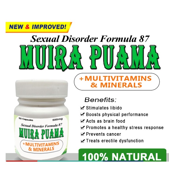 FORMULA 87 MUIRA PUAMA CAPSULES (ED) Shopee Philippines