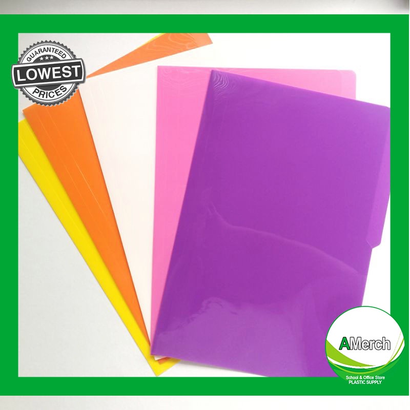 Plastic Folder Colored Thick (LONG) Shopee Philippines