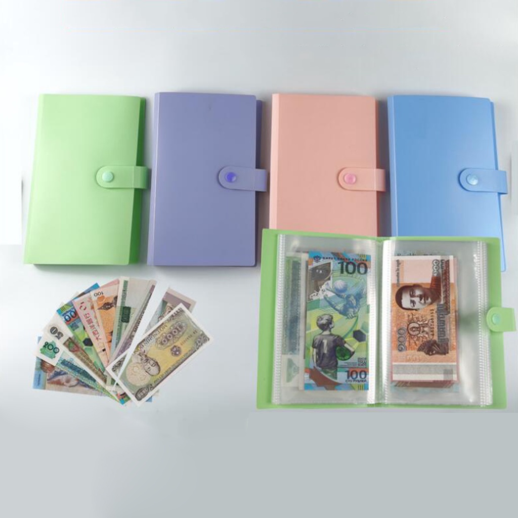 Bill Holders for Collectors Paper Money Currency Storage Album Holder