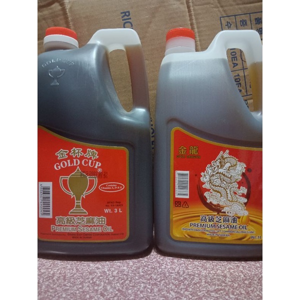 Goldcup/gold dragon Premium sesame oil 3L Shopee Philippines