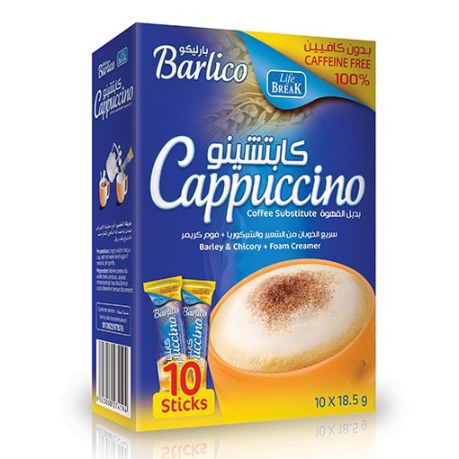 Barlico Cappuccino Instant Coffee Substitute + Foam Creamer Shopee