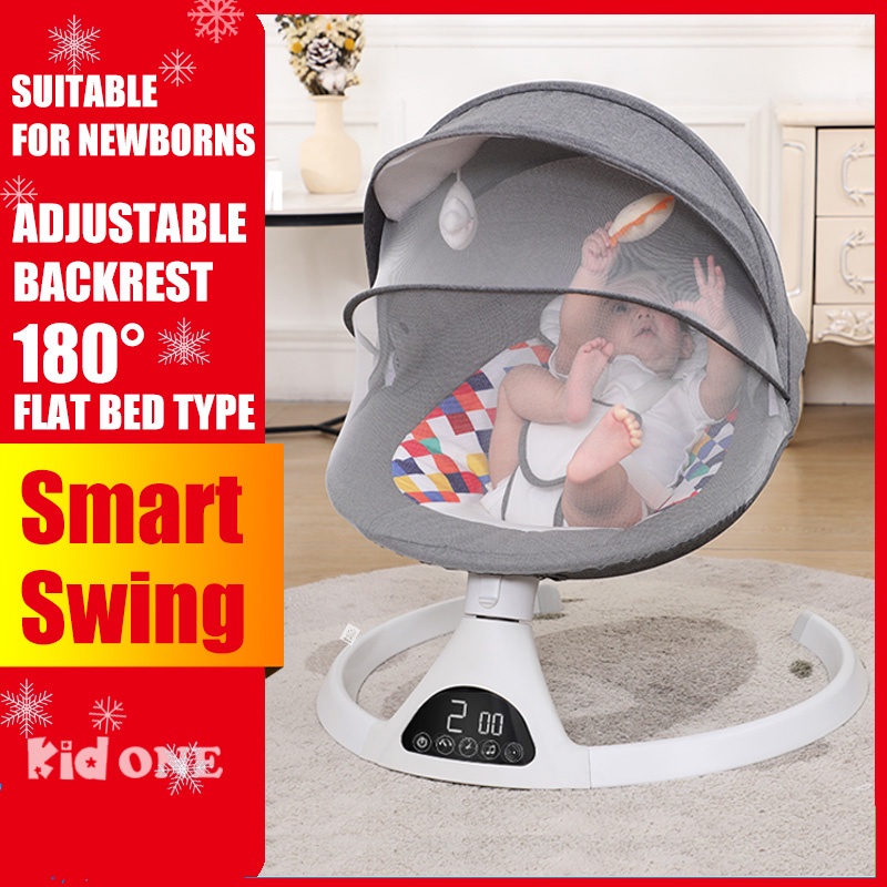 KIDONE Baby Swing Rocker Cradle Electric Rocking Chair For Baby Infant