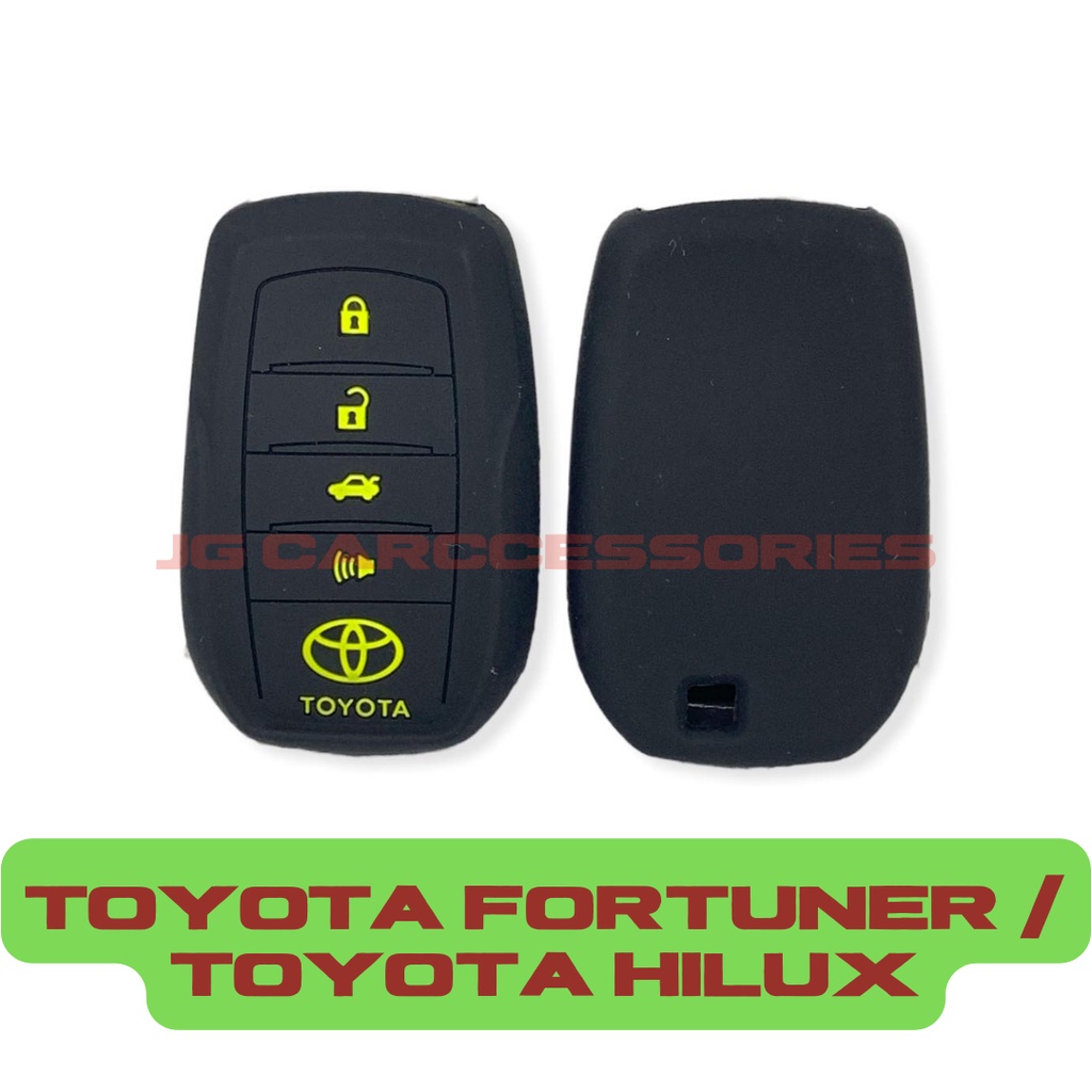 TOYOTA Fortuner / Toyota fortuner Silicone Car Keyless Remote 4 BUTTON