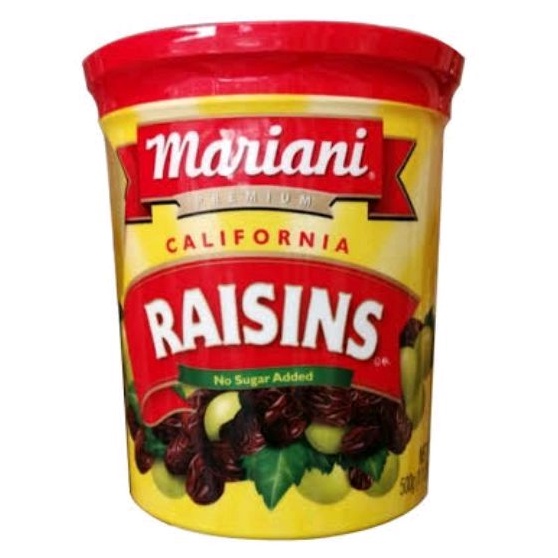 Mariani Premium California Raisins (500g) Shopee Philippines
