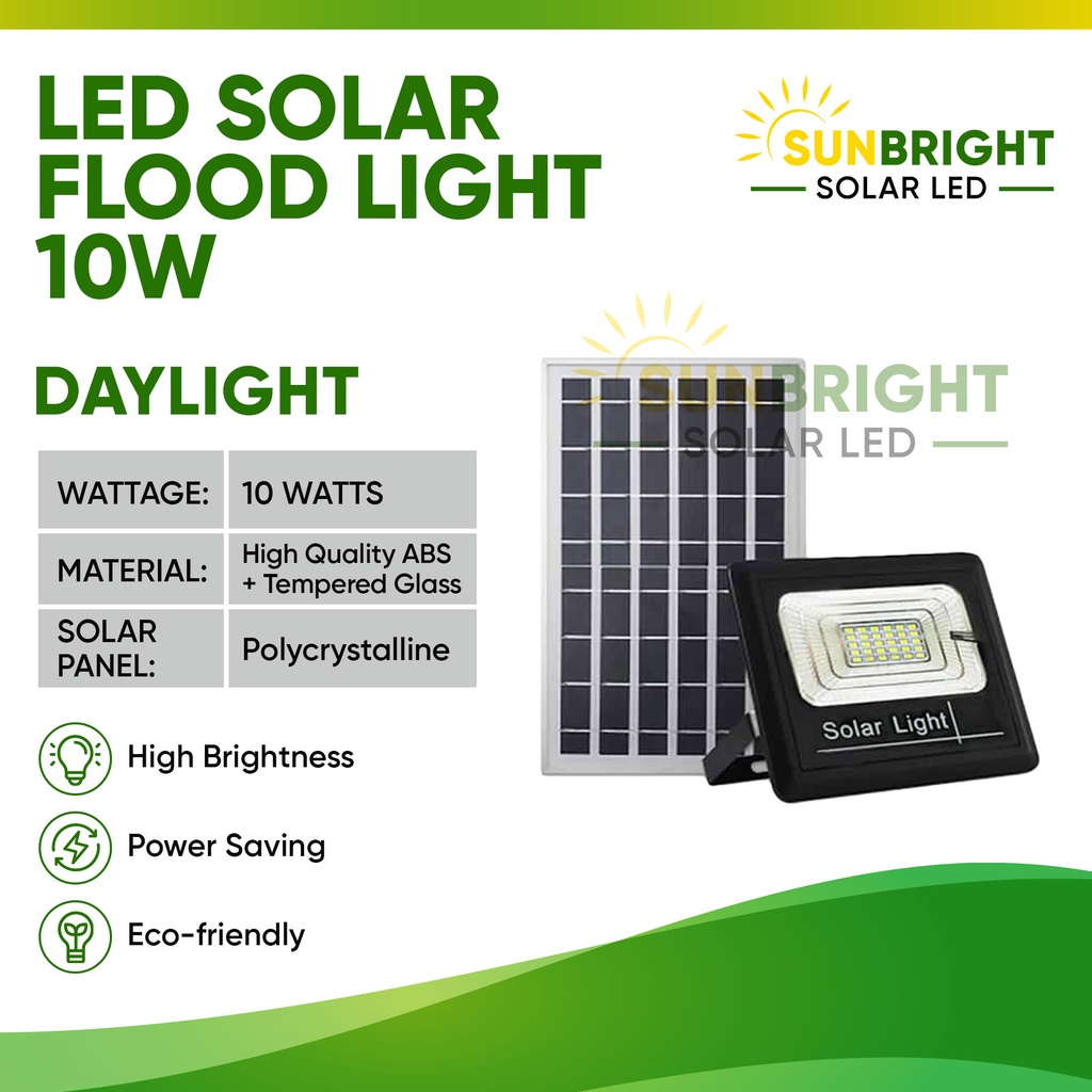 BUY1 TAKE1 SUNBRIGHT 10W 45W 65W Daylight Outdoor ABS Type Solar Flood