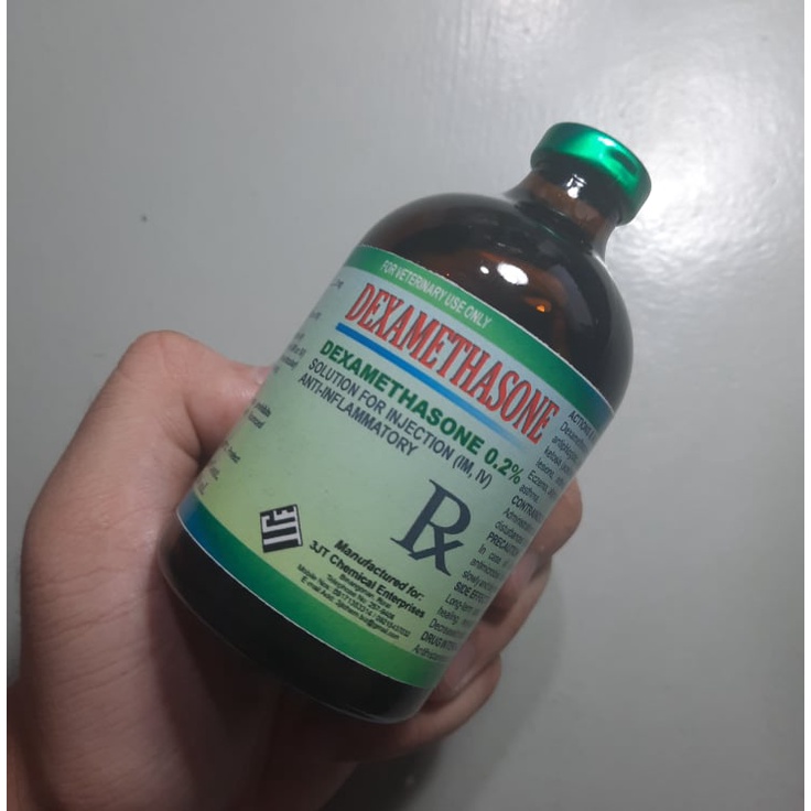 DEXAMETHASONE 0.2 SOLUTION FOR INJECTION FOR ANIMAL USE ONLY 100ML