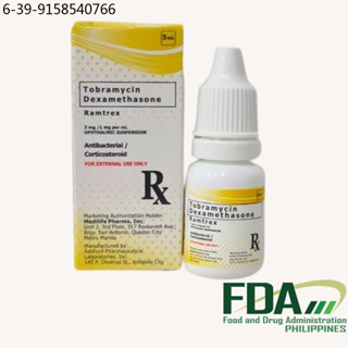 vitamins for dogs Ramtrex Tobramycin+ dexamethasone Eye drops for pets dogs cats antibacterial eye c