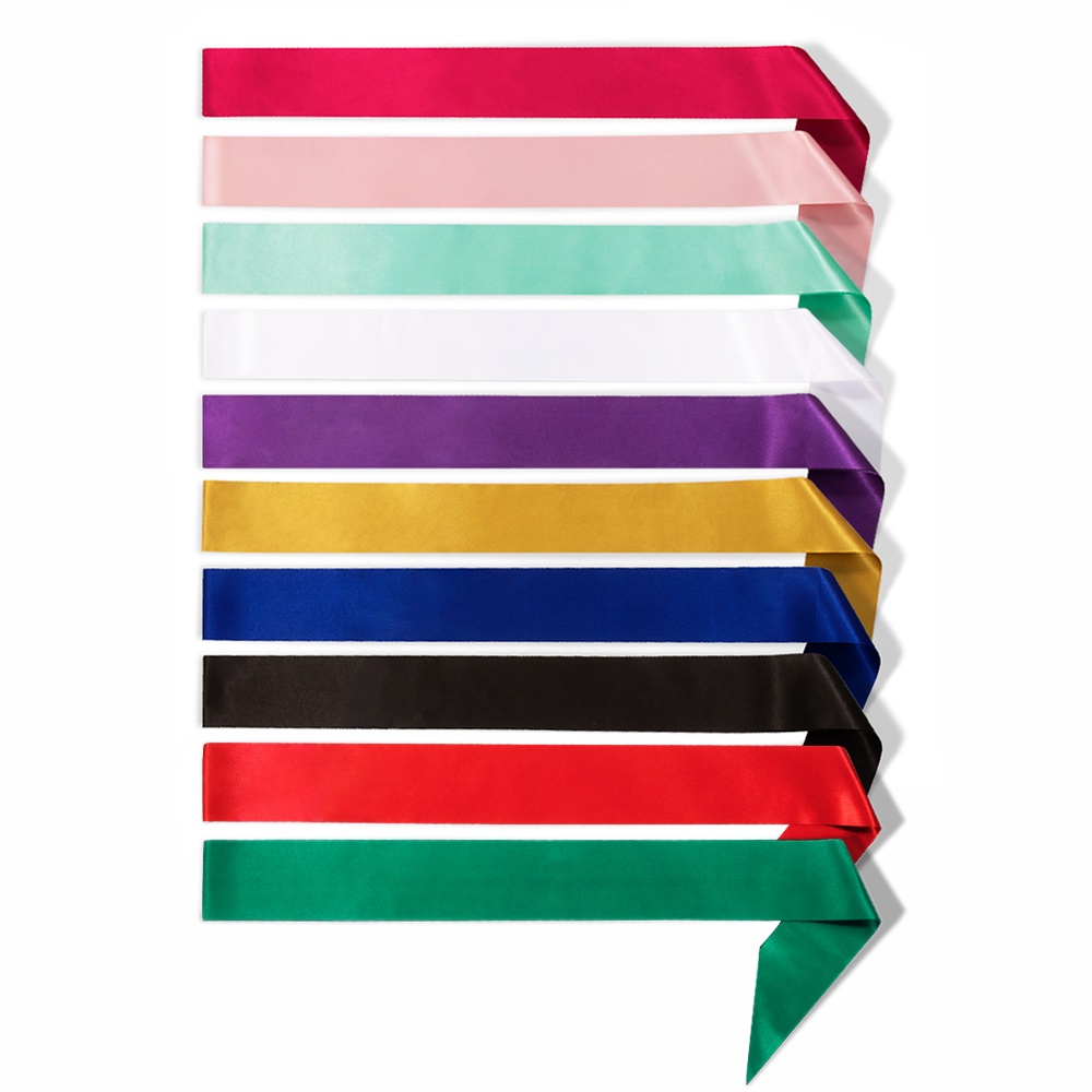 Blank Satin Sash Plain Sash Make Your Own DIY Sash 8cm*180cm Shopee