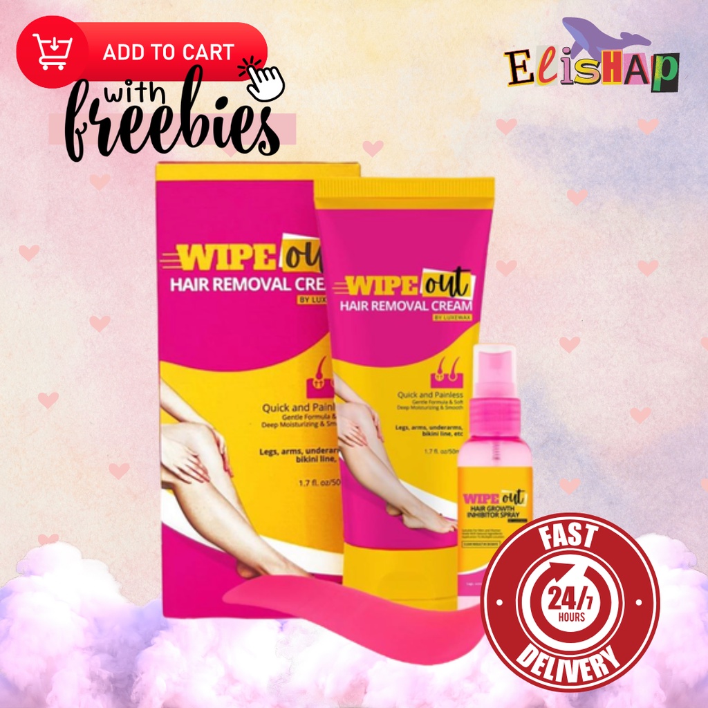 WipeOut Hair Removal by Luxewax Shopee Philippines