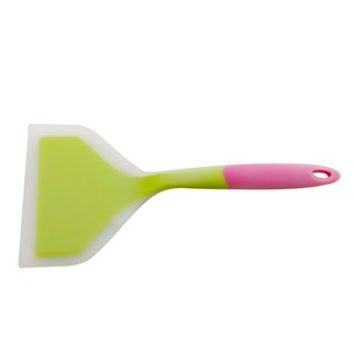 ℡∈Food Grade Silicone Heat Resistant Turners Steak Shovel Non Stick Wide Pizza Cake Spatula Kitchen #5