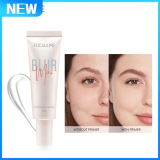 maybeline ☚FOCALLURE Clear Gel Oil-Control Refreshing Face Primer Glow Pore-Blurring Smooth Surface
