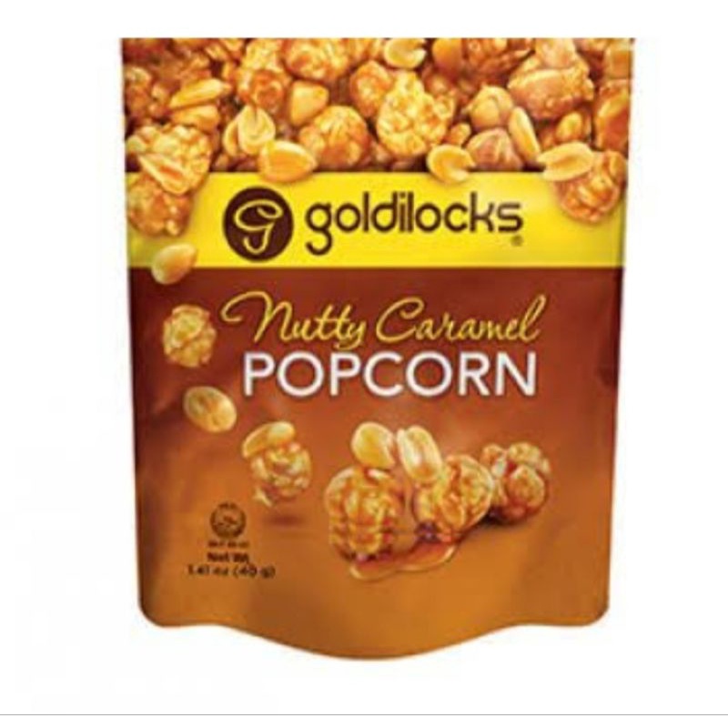 Goldilocks Nutty Caramel Popcorn 40g Shopee Philippines