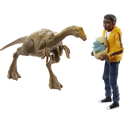 Mattel Jurassic World Camp Cretaceous Dino Escape Darius & Gallimimus ...