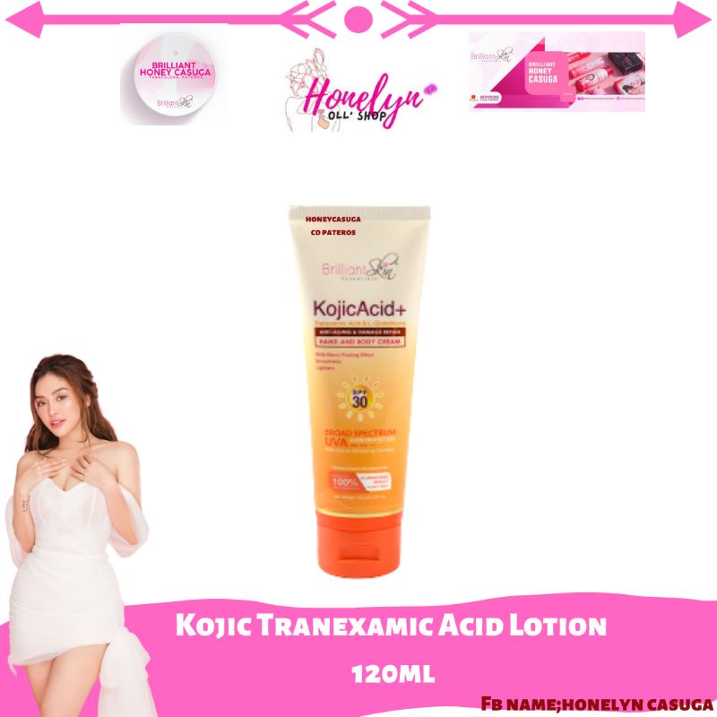 Brilliant Kojic Tranexamic Acid Lotion 120ml Shopee Philippines