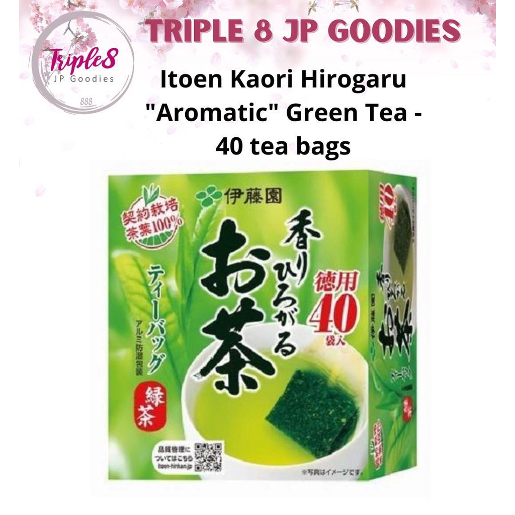 Itoen Kaori Hirogaru "Aromatic" Green Tea 40 tea bags (80g) 100