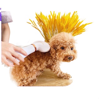 THE NEW□✸2in1 Portable Pet Dryer Dog Hair Dryer & Comb Pet Grooming Cat Hair Comb Dog Fur Blower Low