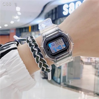 ﺴTransparent Fashion Square Dial Digital Watch Multifunctional Unisex Watches Relo for Men Women #6