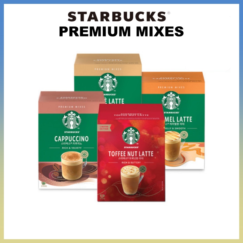 [STARBUCKS] Premium Instant Mixes, 14g x 20sticks / Premium Powder ...