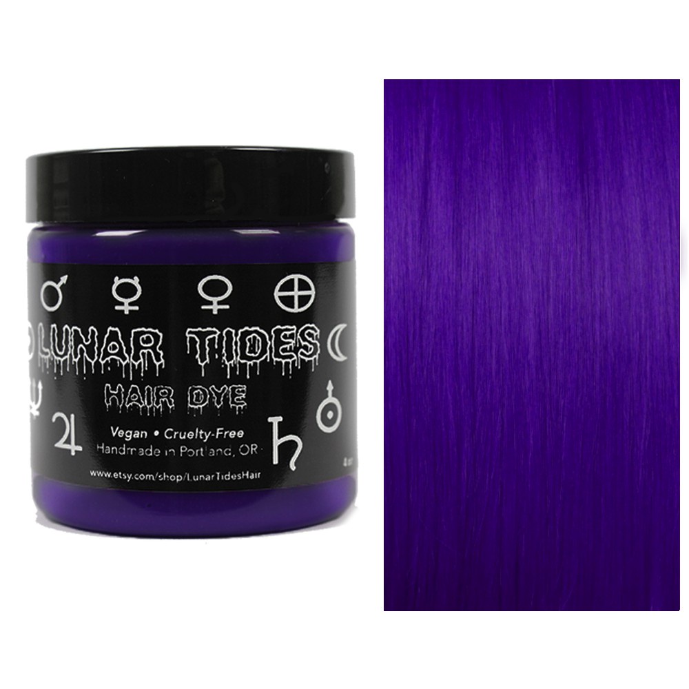 ▤Lunar Tides Nightshade  Semi-Permanent Purple Hair Dye - ilovetodye