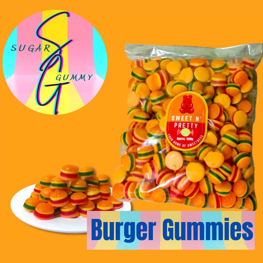 Sugar Gummy Burger Gummies Shopee Philippines