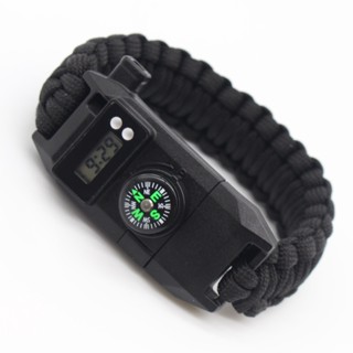 camping equipment  knot bracelet Outdoor Survival Watch multifunctional watch bracelet