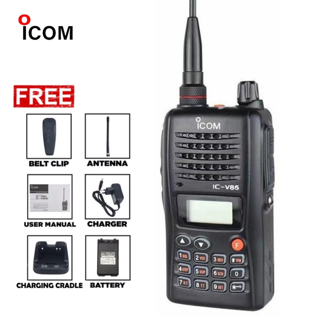 V85 7 Watts Outdoor Marine Walkie Talkie Long Range 10km VHF Two