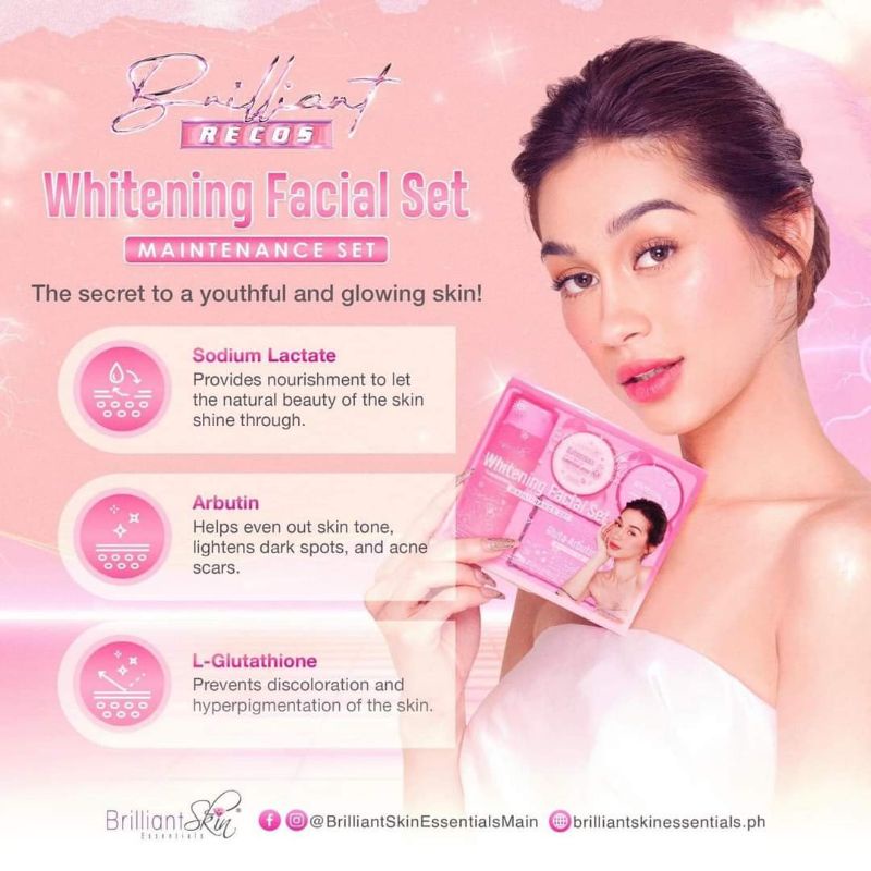 Brilliant Skin Whitening Facial Set Zeinab Harake Shopee Philippines