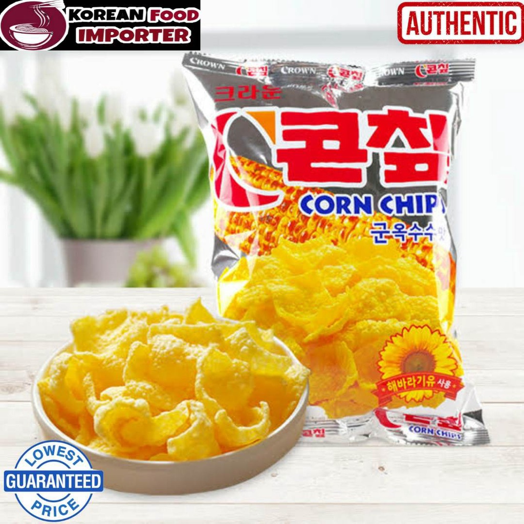 Crown Corn Chips (70g) authentic korean products Shopee Philippines